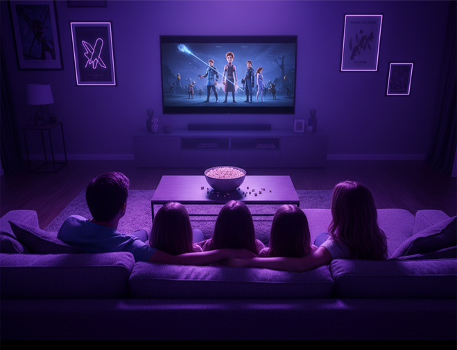 Famille confort cinéma